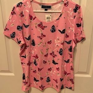 Pink Butterfly T-shirt